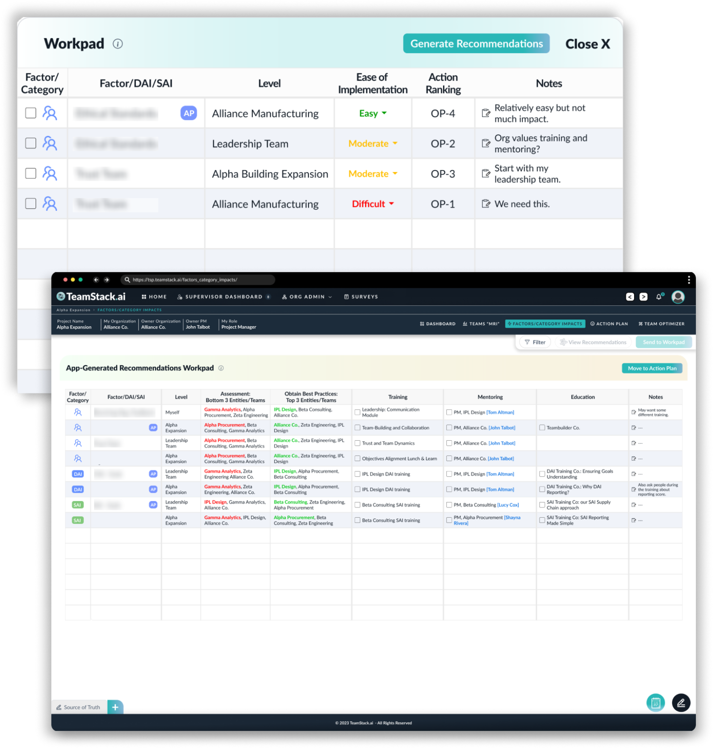 Team Scenario Planning